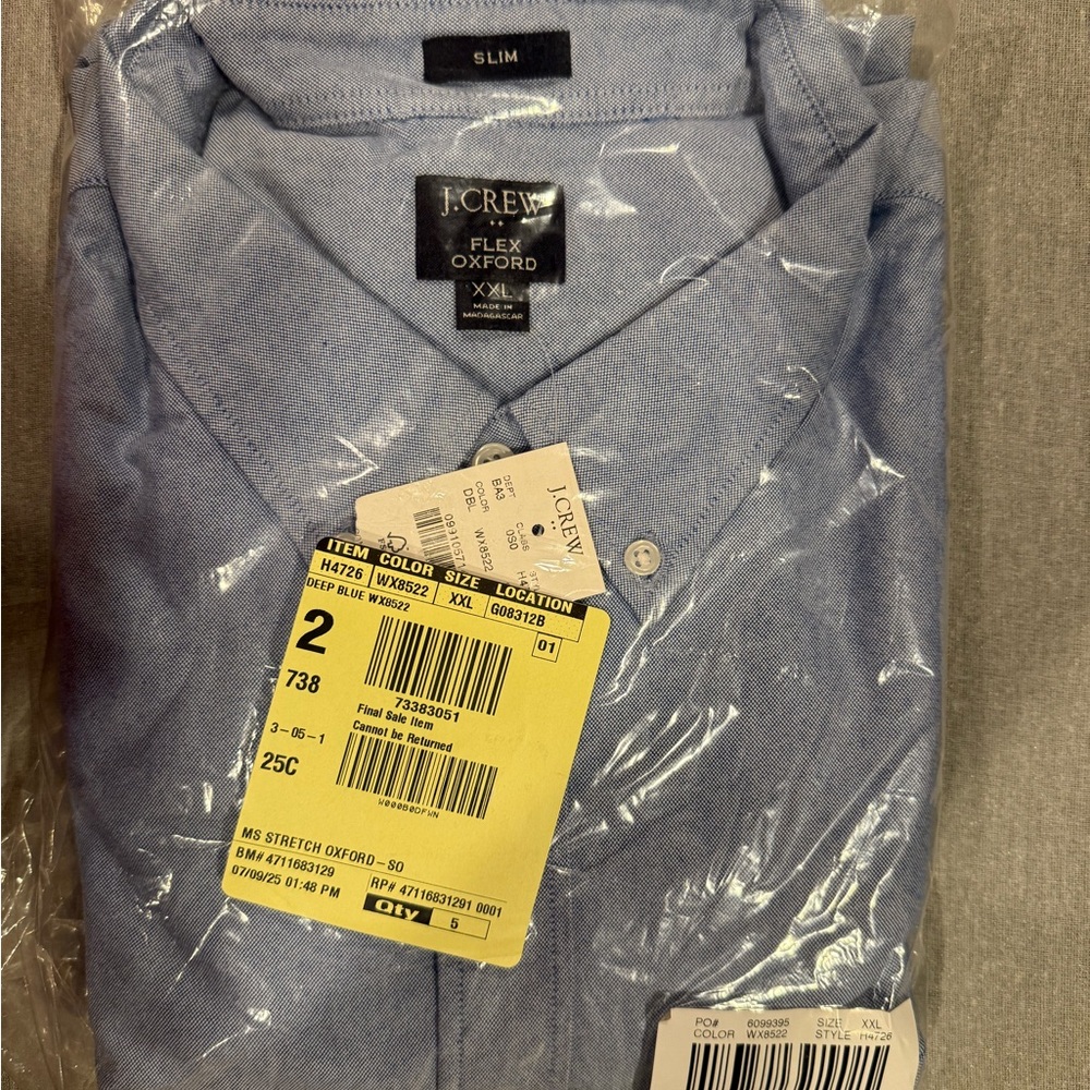 J. Crew Slim Flex Oxford Shirt